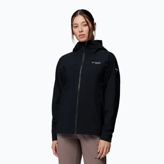 Zdjęcie produktu Kurtka softshell damska Columbia Tennen Mountain Hooded Softshell black