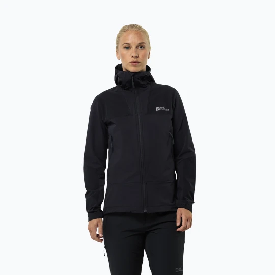 Zdjęcie produktu Kurtka softshell damska Jack Wolfskin Andur black