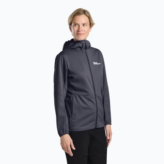 Zdjęcie produktu Kurtka softshell damska Jack Wolfskin Feldberg Hoody graphite Szary