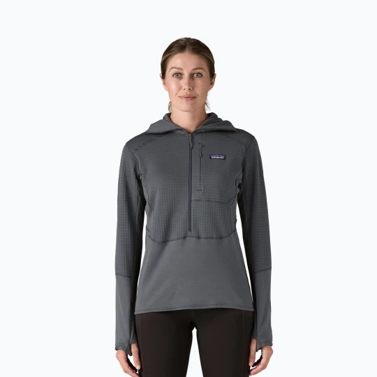 Zdjęcie produktu Kurtka softshell damska Patagonia R1 Hybrid Pullover Hoody smolder blue