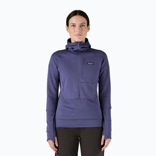 Zdjęcie produktu Kurtka softshell damska Patagonia R1 Hybrid Pullover Hoody solstice purple Fioletowy