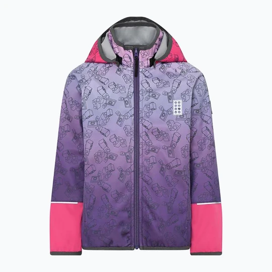Zdjęcie produktu Kurtka softshell dziecięca LEGO Lwstorm 204 lilac rose Fioletowy