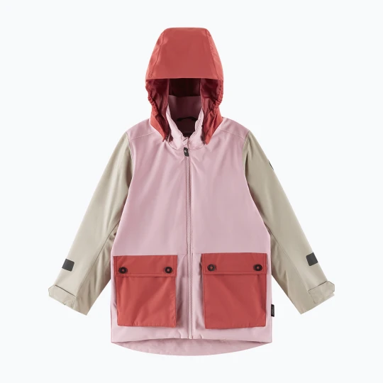 Zdjęcie produktu Kurtka softshell dziecięca Reima Sysma grey pink
