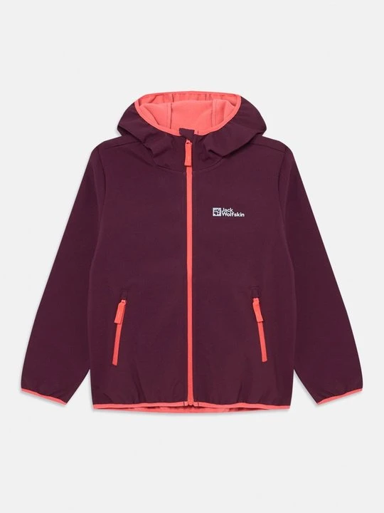 Zdjęcie produktu Kurtka Softshell Jack Wolfskin bordowy