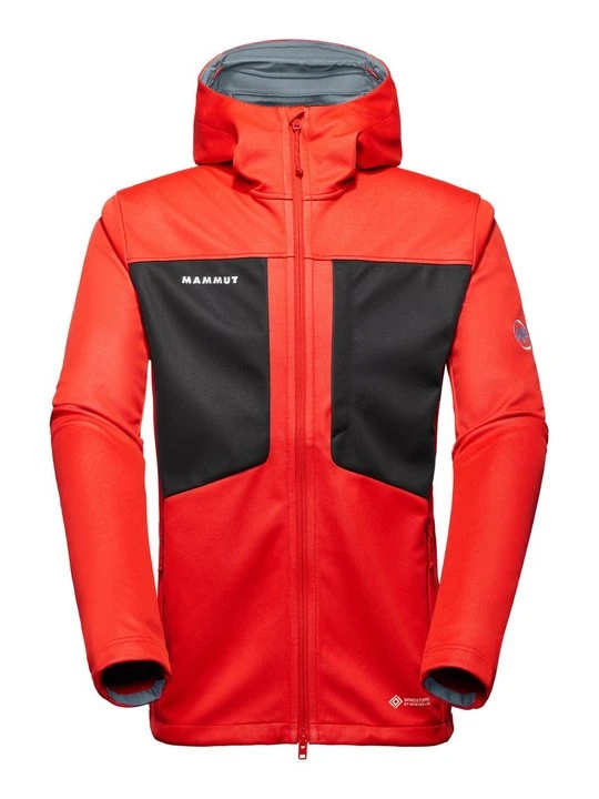 Zdjęcie produktu Kurtka Softshell Mammut czerwony
