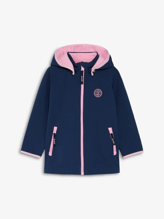 Zdjęcie produktu Kurtka softshell marki Luchri z kontrastowymi detalami BonPrix niebieski