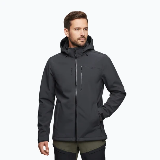 Zdjęcie produktu Kurtka softshell męska Alpinus Roignais czarny / grafitowy