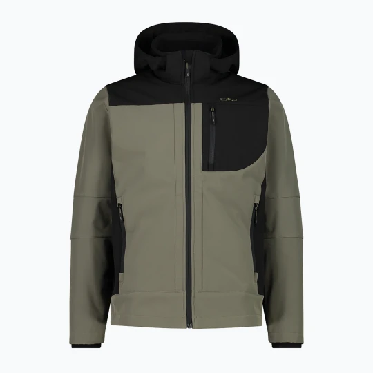 Zdjęcie produktu Kurtka softshell męska CMP 3A01787N olive/nero Zielony