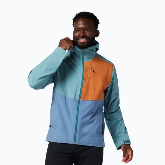 Zdjęcie produktu Kurtka softshell męska Cotopaxi Impermeo 3L Hooded Shell everglade and steel blue