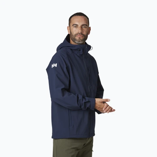 Zdjęcie produktu Kurtka softshell męska Helly Hansen Paramount Hooded Softshell navy Granatowy