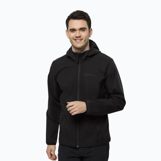 Zdjęcie produktu Kurtka softshell męska Jack Wolfskin Bornberg Hoody black