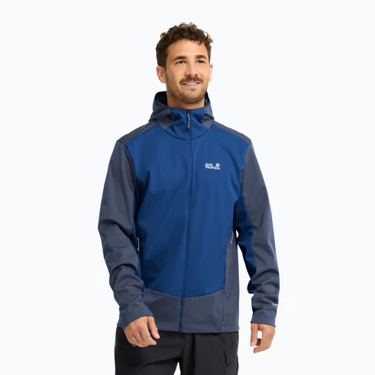 Zdjęcie produktu Kurtka softshell męska Jack Wolfskin Skyvail blue orchid
