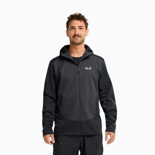 Zdjęcie produktu Kurtka softshell męska Jack Wolfskin Skyvail phantom Szary