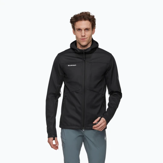 Zdjęcie produktu Kurtka softshell męska Mammut Ultimate VIII Softshell Hooded black