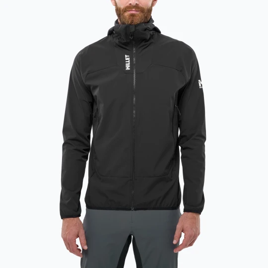 Zdjęcie produktu Kurtka softshell męska Millet Kamet Xcs Light Hoodie black