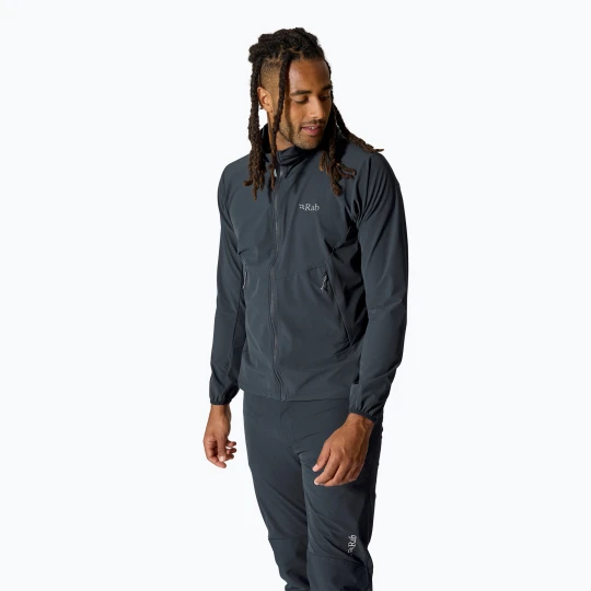 Zdjęcie produktu Kurtka softshell męska Rab Borealis Hoody beluga Szary