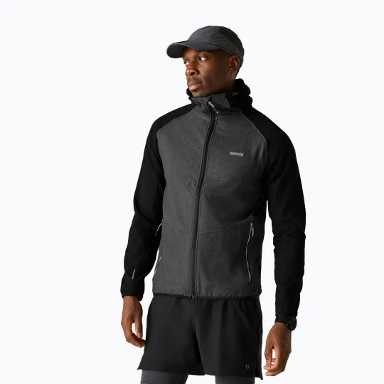 Zdjęcie produktu Kurtka softshell męska REGATTA Arec III ash marl / black Szary