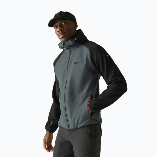 Zdjęcie produktu Kurtka softshell męska REGATTA Arec III dark storm/black Szary