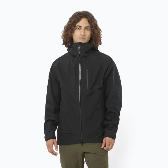Zdjęcie produktu Kurtka softshell męska Salomon Outline 3l GTX deep black