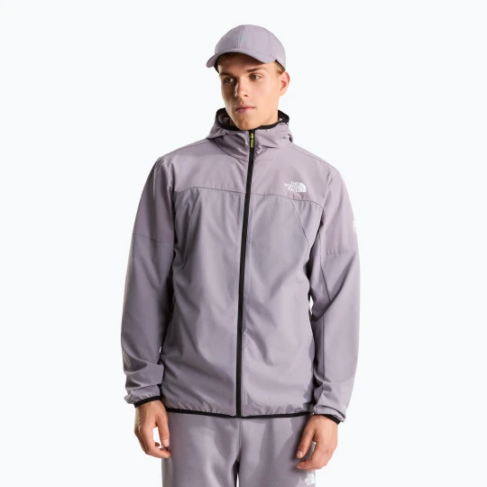Zdjęcie produktu Kurtka softshell męska The North Face Moutain Athletics Ushba Hooded trancscedent grey
