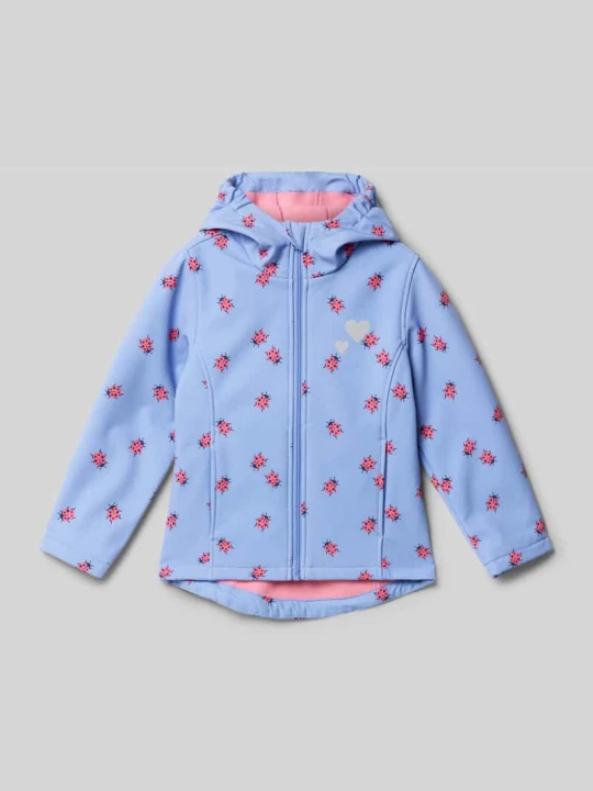Zdjęcie produktu Kurtka softshell o kroju regular fit z odblaskowymi elementami Tom Tailor Błękitny