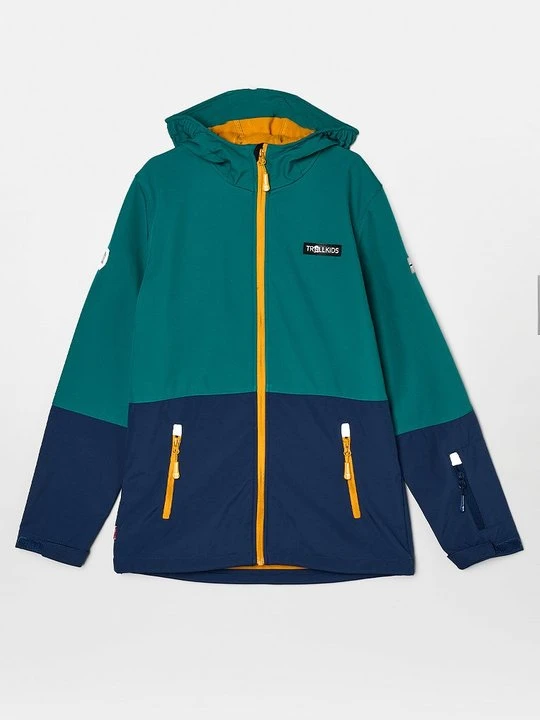 Zdjęcie produktu Kurtka Softshell Trollkids petrol