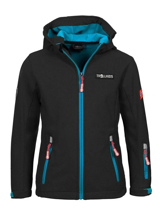 Zdjęcie produktu Kurtka Softshell Trollkids czarny