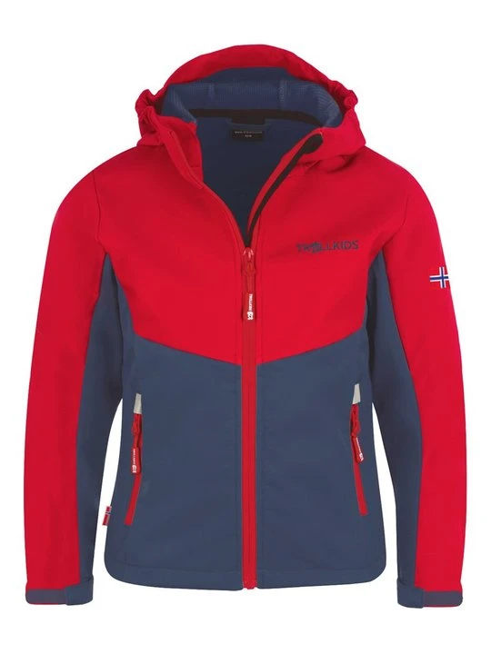 Zdjęcie produktu Kurtka Softshell Trollkids czerwony