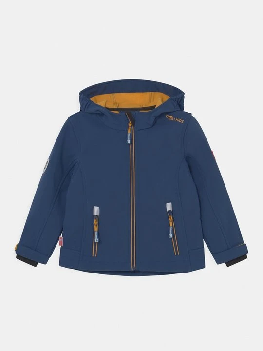 Zdjęcie produktu Kurtka Softshell Trollkids ciemnoniebieski