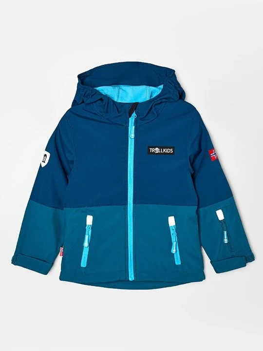 Zdjęcie produktu Kurtka Softshell Trollkids petrol