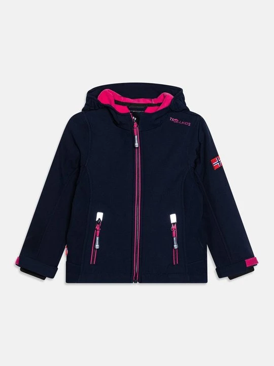 Zdjęcie produktu Kurtka Softshell Trollkids granatowy