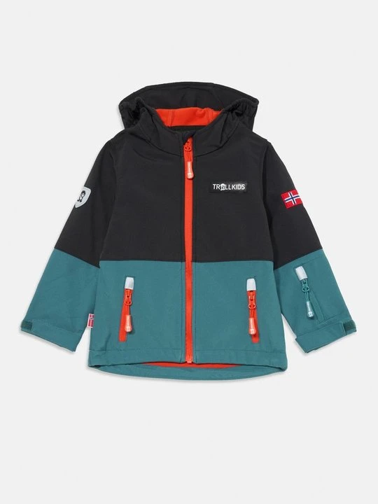 Zdjęcie produktu Kurtka Softshell Trollkids petrol