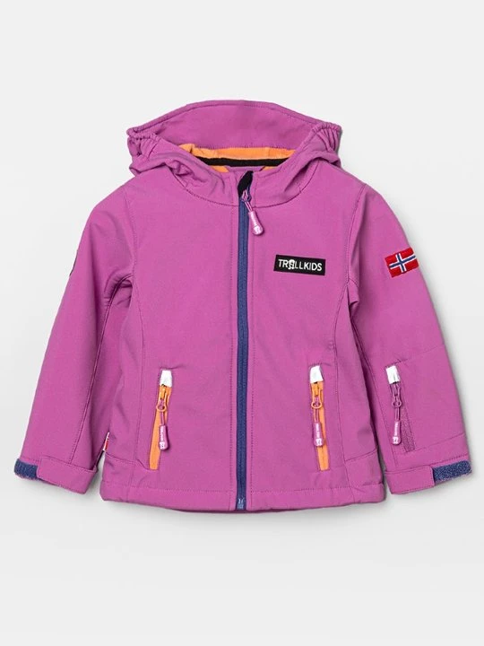 Zdjęcie produktu Kurtka Softshell Trollkids różowy melanż