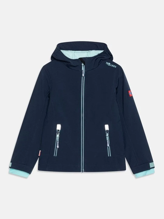 Zdjęcie produktu Kurtka Softshell Trollkids granatowy