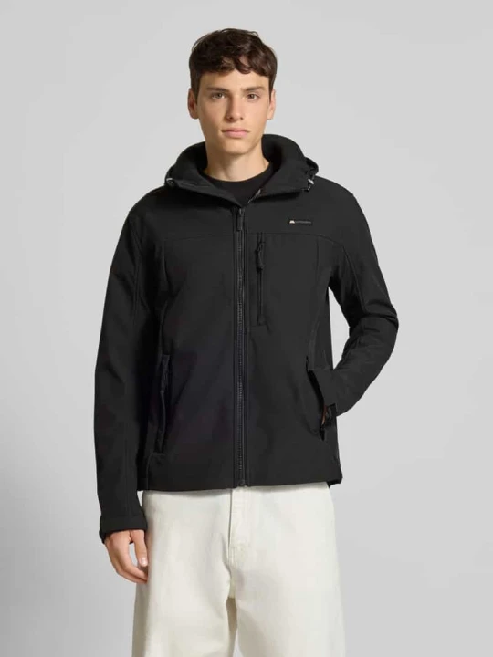 Zdjęcie produktu Kurtka softshell z kieszeniami zapinanymi na zamek błyskawiczny Superdry Czarny