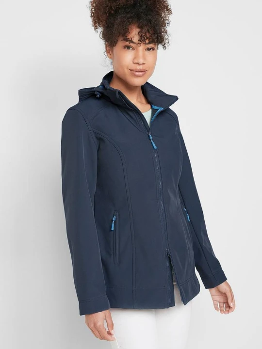 Zdjęcie produktu Kurtka softshell ze stretchem, odpychająca wodę BonPrix niebieski