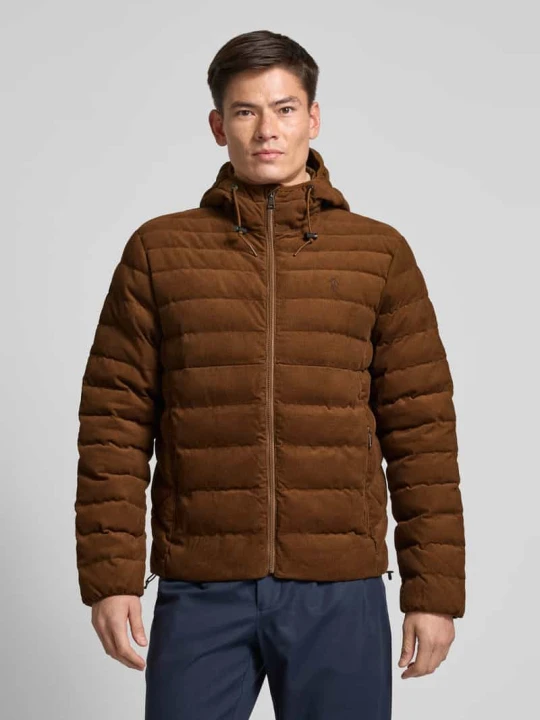 Zdjęcie produktu Kurtka sztruksowa z wyhaftowanym logo Polo Ralph Lauren Camel