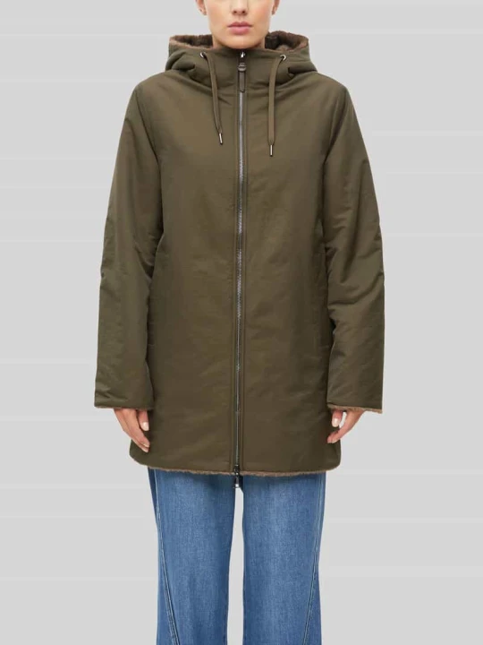 Zdjęcie produktu Kurtka teddy z odwracalną podszewką ze sztucznego futra s.Oliver Khaki