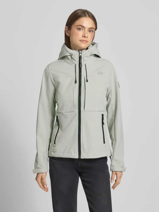 Zdjęcie produktu Kurtka Trekker z kapturem i naszywką z logo Superdry Trzcinowy