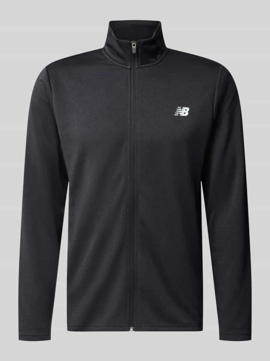 Zdjęcie produktu kurtka treningowa o kroju regular fit z detalem z logo New Balance Czarny