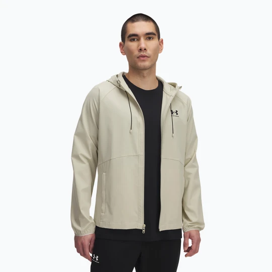Zdjęcie produktu Kurtka treningowa Under Armour Vibe Woven khaki base / black Beżowy