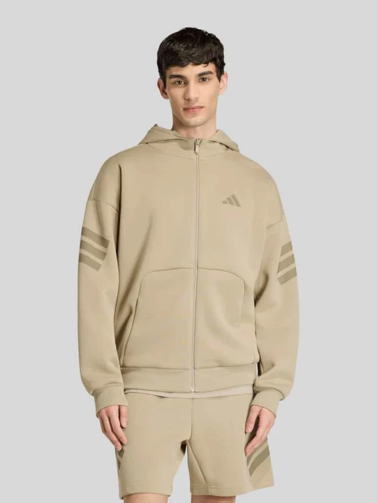 Zdjęcie produktu Kurtka treningowa w kroju regular fit z kapturem Adidas Oliwkowy