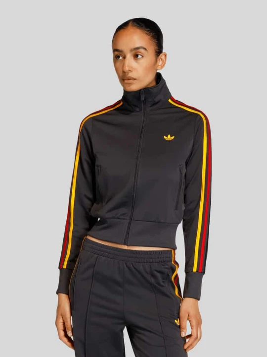 Zdjęcie produktu kurtka treningowa w kroju regular fit z wyhaftowanym logo adidas Originals Czarny