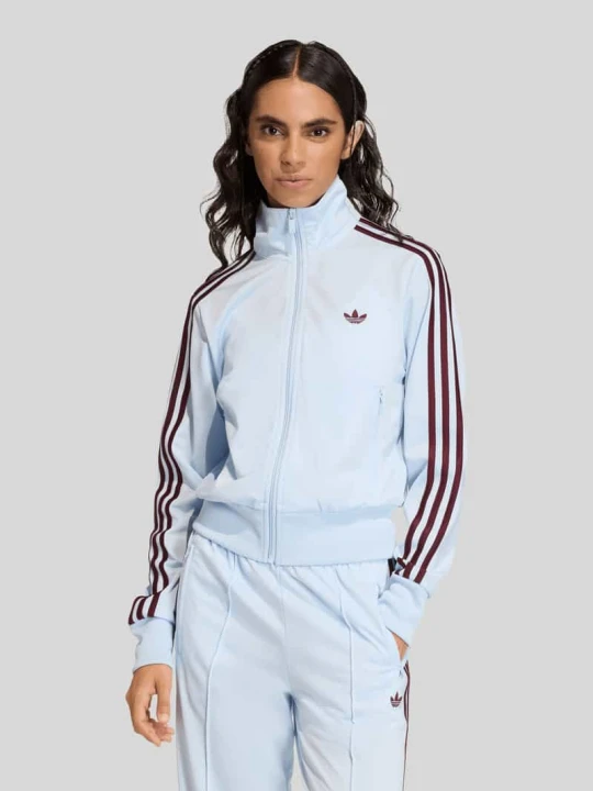 Zdjęcie produktu kurtka treningowa w kroju regular fit z wyhaftowanym logo adidas Originals Jasnoniebieski