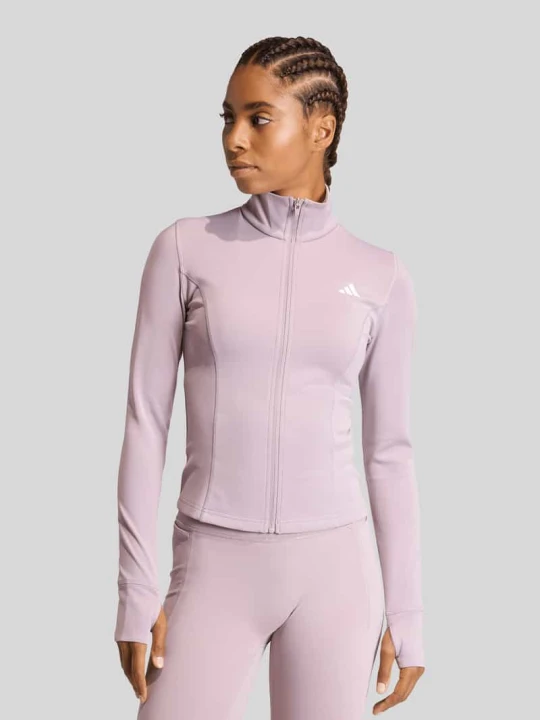 Zdjęcie produktu kurtka treningowa w kroju slim fit od Adidas Jasnofioletowy