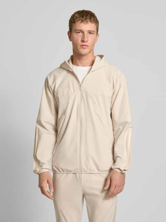 Zdjęcie produktu Kurtka treningowa z kapturem Adidas Beżowy