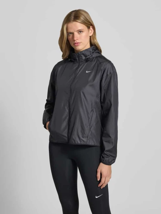 Zdjęcie produktu kurtka treningowa z nadruk z logo model 'Tempo' Nike Czarny