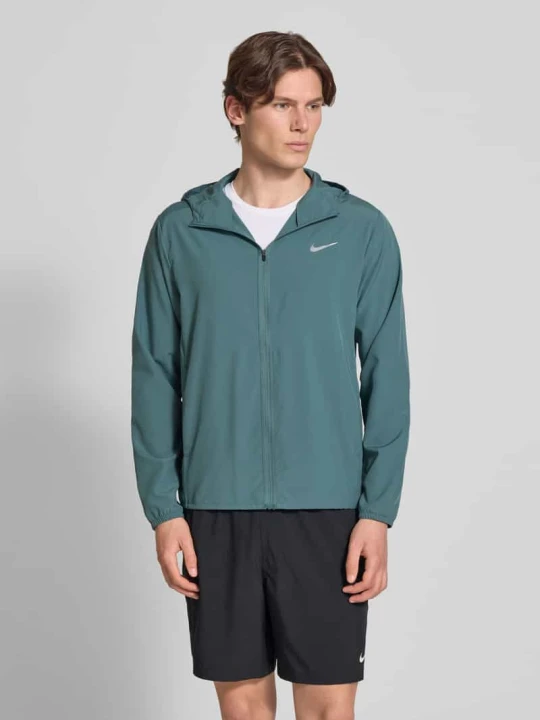 Zdjęcie produktu kurtka treningowa z nadrukiem z logo i stójką Nike Petrol