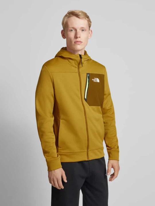 Zdjęcie produktu Kurtka treningowa z nadrukiem z logo The North Face Musztardowy