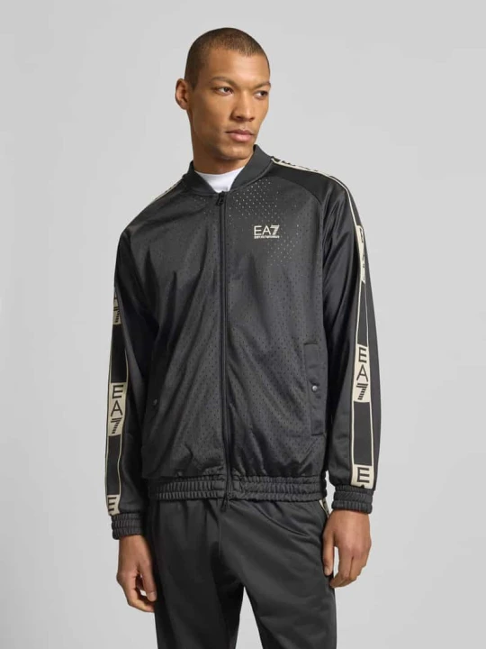 Zdjęcie produktu Kurtka treningowa z zamkiem błyskawicznym dwustronnym EA7 Emporio Armani Czarny